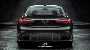 FOR Audi <strong>RS5</strong> FD-Style Carbon Fiber Body Kit with Front Lip Side Skirt <strong>Diffuser</strong> Spoiler New Condition - Product Image 2