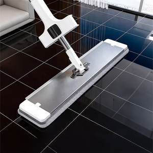 <span class=keywords><strong>Mop</strong></span> in Fibra Ultra-Fine da <span class=keywords><strong>50cm</strong></span> in Lega di Alluminio, Multifunzionale, Robusto e Durevole, con Sistema di Strizzatura Automatica, 2 Testine, Acciaio Inossidabile di Alta Qualità - Product Image 1