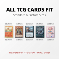 Protège-cartes en carton recyclable sur mesure 62mm 89mm, estampage à chaud, impression personnalisée, finition brillante, Anime Doujin Yugioh
