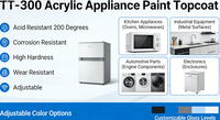 TT-300 Weishibao Shandongjining Revêtement Acrylique pour Appareils, Résistant à l'Usure, Ajustable, Haute Résistance à la Corrosion Acide 200, Haute Dureté