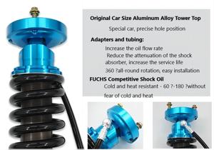 Hệ thống treo 4x4 gmc1500 Bộ giảm xóc Nitơ có thể điều chỉnh off-road Bộ nâng hai inch sửa đổi cho bộ giảm xóc 4x4 - Product Image 4