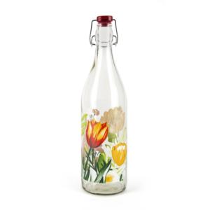 Vaso Decorativo in Vetro Excelsa Blooming 1 L Multicolore - Product Image 1