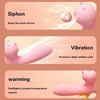 Kaninchen-Vibrator mit Klitoris-Saugfunktion und G-Punkt-Stimulation, Erotikspielzeug für Erwachsene, Dildo-Saugvibrator für Frauen, Sexshop