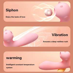 토끼 진동기 클리토리스 흡입 자극 G 스팟 진동기 18 성인용품 여성 섹스토이 딜도 흡입 진동기 섹스샵 - Product Image 6