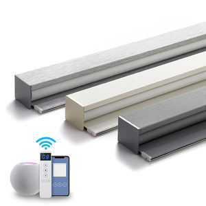 ستائر دوارة كهربائية فاخرة وعصرية، شفافة لتصفية الضوء، عمودية مدمجة لديكور المنزل، هدايا بسيطة - Product Image 1