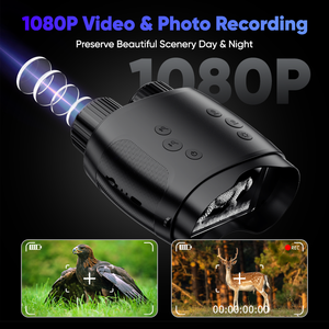 Binoculares Infrarrojos Digitales TAKMLY con Visión Nocturna 10X, Pantalla HD de 2.8'', Tarjeta TF de 64GB para Fotos/Vídeos, 1 Año de Garantía, 2624FT-10X Digi - Product Image 1