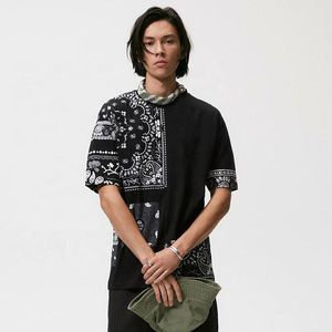T-shirts personnalisés pour hommes Paisley Shirt t Shirt Man Printed Tshirt Fabricants Custom - Product Image 3