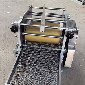 Food Grade Material <strong>Baklava</strong> Cutter Dough Sheeter Manual Table Top Flat Bread Maker Samosa Skin Roti Aloo Paratha Making Machine - Product Image 3