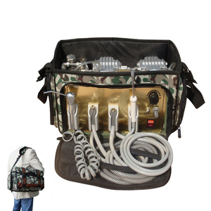 Levering Tpc Draagbare Tas Biedt Hoge Snelheid Handstuk Koffer Turbine Luchtcompressor Draagbare Tandheelkundige Unit Full Set - Product Image 4