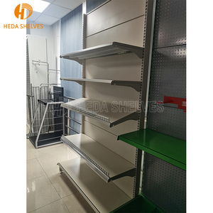 Espositore leggero porta-vendita Gondola stand per negozi alimentari al dettaglio personalizzabili scaffali del supermercato dimensione/scaffale del negozio - Product Image 3