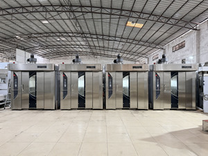 Gas/điện 32/64 khay quay Giá Lò Nướng-Thiết bị làm bánh công nghiệp với cấp thực phẩm thép không gỉ năng suất cao mới - Product Image 3