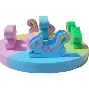 Trò Chơi Xoay Mềm Trung Tính Màu Trắng Pastel Bán Chạy Trò Chơi Xoay Mềm Tự Động Chơi Vui Vẻ Vòng Tròn Cho Trẻ Em Trò Chơi Băng Chuyền Mềm - Product Image 5