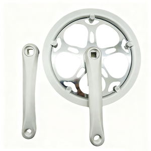 Pédalier de vélo électrique universel à vitesse unique en alliage d'aluminium 52T, <span class=keywords><strong>carré</strong></span> conique, 170 mm, double protection - Product Image 1