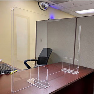 Akrilik sneeze muhafızları akrilik bariyerleri akrilik bölümleri 4mm 5mm kalın - Product Image 2