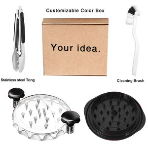 เครื่องหั่นไก่โปร10.8 "ฝาใสพร้อมที่หนีบอาหาร9" ที่ปาดอกไก่และแปรงเครื่องมือหั่นบิดสำหรับเนื้อ<span class=keywords><strong>หมู</strong></span>เนื้อปราศจากสาร BPA - Product Image 2