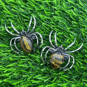 Escultura de Araña de Piedra Natural, Artículos Decorativos de Cristal Curativo, Aleación de Gemas, para Regalo - Product Image 5