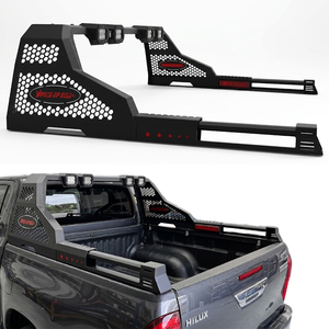 <span class=keywords><strong>Barre</strong></span> de protection robuste en acier avec feu stop <span class=keywords><strong>LED</strong></span> pour benne de pick-up, compatible <span class=keywords><strong>Hilux</strong></span> Revo Dmax Navara Ranger, universelle - Product Image 1
