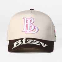 Gorra de Béisbol Personalizada de 5 Paneles con Bordado, Cierre a Presión, Color Sólido, Logotipo Personalizado, Gorra de Dos Tonos