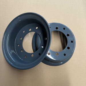 חלקי חילוף לגזה צמיגי גומי מוצק תעשייתי 6.50-10 מלגזה צמיג מוצק עם 5.00f-10 רימות פלדה - Product Image 4