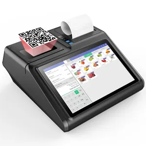 Terminal POS de pago con pantalla táctil de máquina registradora punto a punto todo en uno