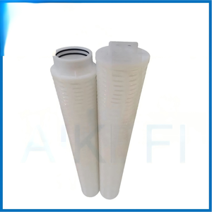 Cartouche à plis radiaux à haut débit pour préfiltration RO, filtre plissé horizontal pour dessalement d'eau de mer, prix usine - Product Image 2