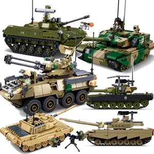 Ww2 véhicule militaire <span class=keywords><strong>armée</strong></span> char <span class=keywords><strong>de</strong></span> combat principal combattant champ <span class=keywords><strong>de</strong></span> bataille modèle Kit Moc briques Mini soldat figurines blocs <span class=keywords><strong>de</strong></span> construction ensembles - Product Image 1
