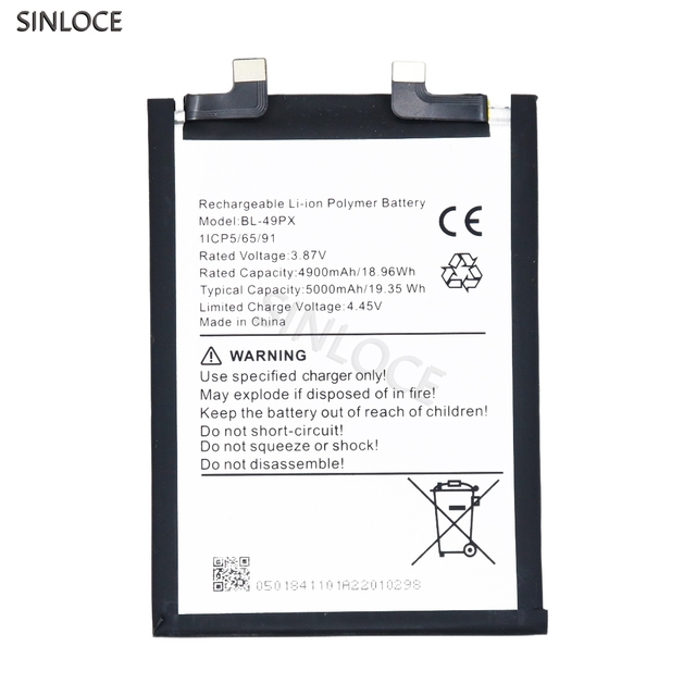 China High-quality Rechargeable Lithium Mobile Phone Battery for Infinix NOTE30 VIP BL-49PX-SINLOCE Black Guangdong in Stock
