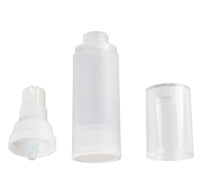 Crème de soin pour la peau transparente, produit recyclable, prix réglable, flacon à pompe sans air, 30ml 50ml, vente en gros