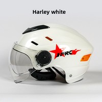 Casco de Motocicleta Eléctrica con Batería, Color Gris, para Hombre y Mujer, Cuatro Estaciones, Bonito, Cálido para Invierno, con Gráfico de Estrella, Casco de Seguridad Medio