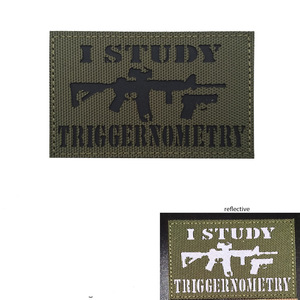 ИК светоотражающая нашивка с крючками и петлями, я изучаю триггернометрию, мораль для тактической одежды, шляпы и сумки - Product Image 5