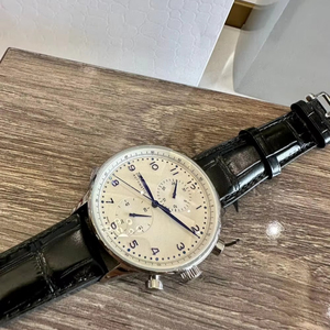 Elegant Mens Dress Chronograph Automatic Stainless Steel <b>Case</b> Arabic Numerals Dial Sapphire Crystal Formal Timepiece - Product Image 1