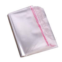 Sacs en plastique transparents OPP auto-adhésifs en gros, pochettes cadeaux pour biscuits, accessoires, emballage
