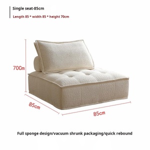 Sofá Comprimido Sin Instalación Moderno y Cómodo para <span class=keywords><strong>Sala</strong></span> <span class=keywords><strong>de</strong></span> Estar <span class=keywords><strong>de</strong></span> Uso Doméstico - Product Image 4