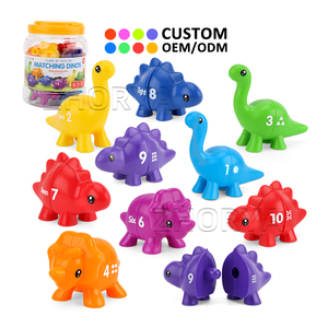 Zhorya Đầu Giáo Dục Đếm Học Tập Đồ Chơi Khủng Long Chữ Phù Hợp Với Trò Chơi 10Pcs Bảng Chữ Cái Công Nhận Đồ Chơi Cho Trẻ Em - Product Image 1