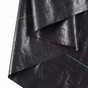Barrière d'<span class=keywords><strong>herbe</strong></span> <span class=keywords><strong>anti</strong></span>-mauvaises herbes pour le <span class=keywords><strong>jardin</strong></span>, tissu de couverture du sol, tapis de <span class=keywords><strong>géotextile</strong></span> tissé pour l'aménagement paysager - Product Image 2