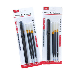 Stylo neutre avec recharge fine de 0,5 mm, 3 recharges par stylo, disponible en magasin d'alimentation. - Product Image 2