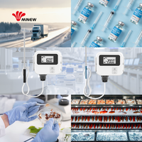 Moniteur de température IoT enregistreur capteur de température enregistreur de données Rtd Pt100 capteur de température intelligent pour réfrigérateur camions réfrigérés