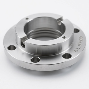 Pièces de haute précision CNC tournant usinage aluminium 6061 T6 bride hydraulique à piston linéaire personnalisée - Product Image 3