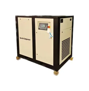 Compresor de aire de tornillo rotativo, ahorro de energía, 22KW, 30Hp, VFD, para máquina de embalaje de papel