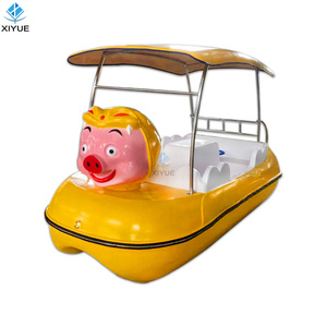Chine Usine Parc D'attractions Équipement 2 Places 4 Sièges Utilisé Jaune Canard Cygne Pédale Bateau Tourisme Loisirs Pédale Bateau à vendre - Product Image 5