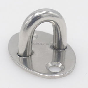 Gancho de techo personalizable de acero inoxidable, ojo ovalado, ganchos en <span class=keywords><strong>U</strong></span> superiores, fabricación de herrajes marinos, placa de anclaje, placa de amarre - Product Image 3