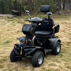 Competitive Elderly People Comfortable Outdoor Driving Heavy Duty 1000W 60V 4 Wheel Aluminum Alloy <b>Foldable</b> Waterproof Scooter - Product Image 2