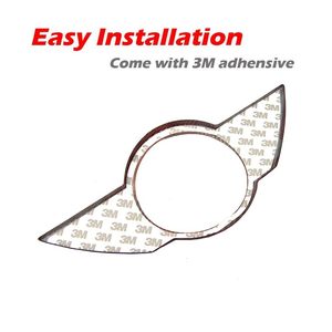 Autocollant de logo Mini Cooper en fibre de carbone véritable Carmon, couvre-emblème pour Mini Cooper F54 F55 F56 F57 R55 R56 R57 R58 R59 - Product Image 2