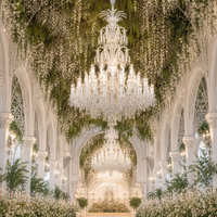 Lustres en cristal fantaisie, lustres de mariage de luxe sur mesure, design de lustre Art Déco, lustre pour événements, lustre de mariage