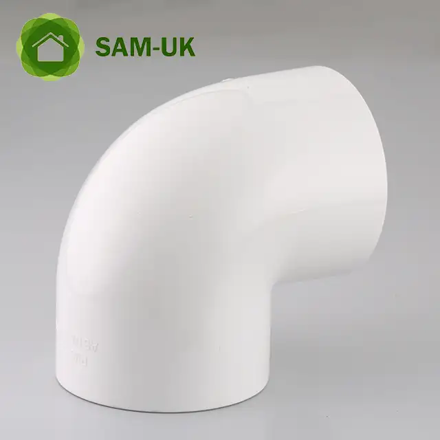 Inch Pvc Pvc 2 Pvc Elbow High Quality Customized Size And Color Water Supply And Drainage 1/2 To 4 Inch ASTM PVC 90 Degree Elbow For Water Supply System