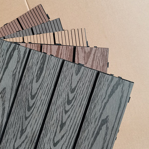 Plancher en vinyle de luxe WPC résistant aux intempéries, écologique, imperméable, à verrouillage, en chêne lisse contemporain pour extérieur, 4-6 mm - Product Image 2