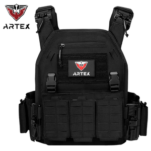 1000D Polyester Tactical Style <b>Vest</b> Full Set MOLLE Modular <b>Vest</b> with Detachable Pouches Adjustable <b>Utility</b> <b>Vest</b> - Product Image 1