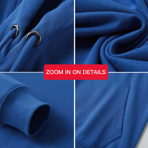 Felpe Unisex in spugna rosa in morbido cotone tinta unita moda uomo e donna Pullover con cappuccio - Product Image 5