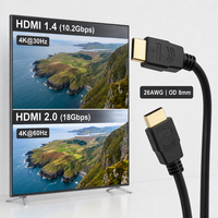 Câble HDMI Ultra HD 4K certifié ARC ATC HDR haute vitesse 18 Gbps