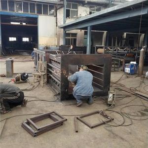 Baler thủy lực cho thức ăn Ủ Chua rơm trường hợp may mặc vải nhựa wrapper với dây vàng-Đóng gói với giấy và gỗ - Product Image 3